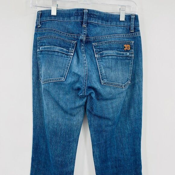 Joe's Jeans Size 26 Medium Wash Honey Crop Straight Leg Jeans Mid Rise - Picture 6 of 9